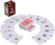 Yellow Mountain Imports Chinese Mahjong (Mah Jong, Mahjongg, Mah-Jongg, Mah Jongg, Majiang) Playing Cards, 144 Cards