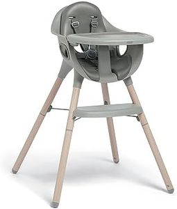 Mamas & Papas Juice Highchair, Adaptable, Easy Clean Design, Lightweight and Portable, Washed Grey