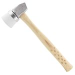 Powernail Ultra-Light Weight Aluminum White Rubber Capped Flooring Mallet (1.7 lbs)