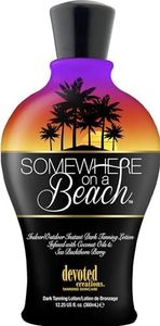 Somewhere on a Beach Instant Dark Tanning Lotion for Indoor/Outdoor Tanning Beds, 12.25 oz