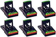 (Pack of 6) JT Eaton 410 Jawz Large Plastic Rat Trap with High Tension Spring for Solid or Liquid Bait