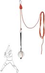 Teknigoo Baseball Swing Trainer with 13ft Height Adjustable Pulley - Hanging Practice Ball for Batting Drills Indoor/Outdoor - Improve Contact & Muscle Memory for Kids/Adults,Yard/Field/Park Use