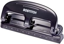 Bostitch EZ Squeeze™ 20 Sheet 3 Hole Punch, Silver/Black (HP20)