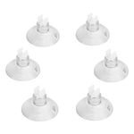 Uniclife 20 Pack Aquarium Suction Cup Clips for Standard 4-6 mm ID Airline Tubing Clear Air Hose Holder Clamp Accessories for Fish Tank Aeration Setup