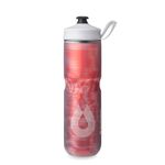 HydraPak - Polar Sport Insulated Water Bottle - BPA-Free, Sport & Bike Squeeze Bottle with Handle (Pulse Red, 700ml / 24oz)