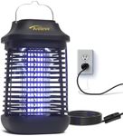 Bug Zapper 4200V for Outdoor and Indoor, 9.84 Ft Power Cord with Switch, Waterproof Electric Mosquito Zappers, Mosquito lamp, Electronic Bug Zapper Light Bulb for Backyard, Patio