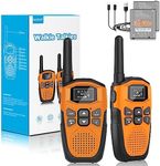 Walkie Talkies for Adults Kids Long Range,NXGKET Rechargeable Walky Talky Radio 2 Pack With Built-In Batteries,Kids Toys for 3-12 Years Old,VOX 16 Channels Usb Type-C Cable For Outdoor Camping Hiking