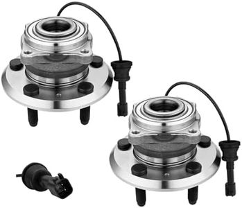 PM Auto Rear Wheel Hub Bearings Assembly Replacement for 2010-2017 Chevrolet Equinox, Wheel Bearing Hubs Pair of 2