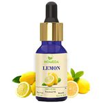 Homeda Lemon Essential Oils for Skin (15 ML), Lamon Essential Oil for Hair Care, Lemmon Cold Pressed, 100% Pure