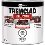 Rust-Oleum Tremclad Oil-Based Rust Paint in Flat black 237ml