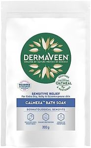DermaVeen Sensitive Relief Calmexa Bath Soak 200g | Free From Fragrances,Parabens, Lanolin, Soap,Artificial Colours & Dyes, Alcohol (Ethanol), Sulphates (SLS & SLES) | Relieves Dry, Itchy Skin, Calms Irritation