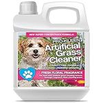 Pro-Kleen Artificial Grass Cleaner for Dogs and Pet Friendly Cruelty Free Disinfectant with Deodoriser 4 in 1 (10:1 Super Concentrate Makes 10 Litres) (1 Litre (Floral))