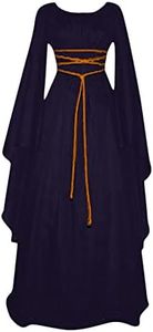 Generic Halloween Costumes Woman 2024 Mujer Womens Costumes Costume Adult Couple Halloween Costumes 2024 Halloween Costumes Plus Size Witch Costume for Women Witch Costume Halloween Navy XXL