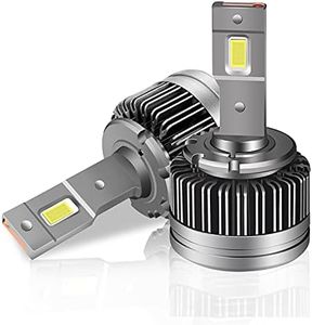 WinPower D1S LED Lampadine Fari 85V 90W 16000LM 6000lm Bianco HID a Led Kit di conversione Collega direttamente al reattore Xenon originale, 2 Pezzi
