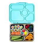 Yumbox Presto 5-Compartment Stainless Steel Leakproof Bento Box - Tulum Blue