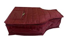 DIVYANA Blouse Cover Storage Regular Bag for Women, Garment Bag, Light Weight and Water Resistant (Maroon, Pack of 1)