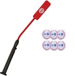 Insider Bat Size 7 (Ages 12 and Up) & 6 Anywhere Ball Complete Baseball Softball Batting Practice Kit (1 Bat & 6 Balls)