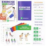 WorkoutLabs Exercise Cards: Bodyweight – Home Workout Cards Deck for Women and Men with 60 Exercises and 12 No Equipment Routines · Premium Plastic Fitness Cards