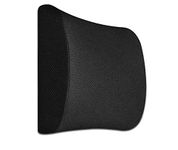 Lumbar Support for Chair, Orthopedic Back Support Memory Foam Backrest Cushion - Designed for Back Pain Relief - Ideal Back Pillow for Computer/Office Chair (Black, Standard)
