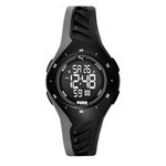 PUMA Watch for Unisex PUMA 3, Digital movement, 40mm Black Polycarbonate case with a Polyurethane strap, P6011