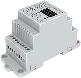 4 CH Constant Voltage DMX512 Decoder RGB/RGBW Controller Din Rail Mounted 4 Channel Dimming Controller 5-24VDC