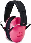 Walker's Infant/Toddler Low Profile Lightweight Padded Headband Adjustable Folding Noise-Reducing Hearing Protection Earmuffs Pink Small