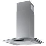 Samsung NK24M5070CS 60cm Curved Glass Chimney Hood - Stainless Steel