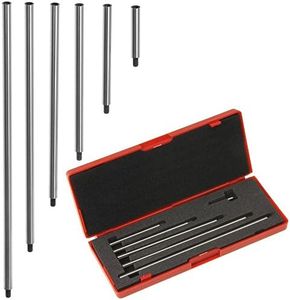 Anytime Tools Dial/Digital Indicator Extension Stem Rod Set 6 piece 1 2 3 4 5 6 Combine to 0-21