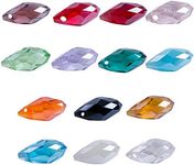 (color 9) - LONG SHENG Lot 280pcs 6x12mm Faceted Teardrop Loose Crystal Beads Jewellery Making Supplies (Colour 9)