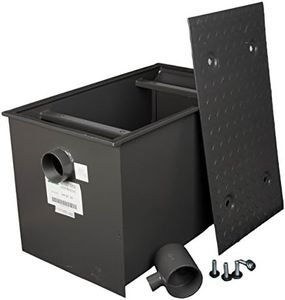 Wentworth 70 Pound Commercial Grease Trap Interceptor for Restaurant Under Sink Kitchen, 35 GPM, WP-GT-35