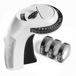 EazeID Embossing Label Maker Machine with Tapes, Vintage Embossed Label Maker, Retro Embosser Labeler with 3 Rolls Labels Waterproof for Home Office Kids DIY Crafting Scrapbooking Supplies, Black