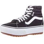 Vans Women's Filmore Hi Tapered Platform ST Sneaker, Canvas Black, 5.5 UK