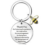 QMVMV Thank You Gifts Thank You for Guidance Keyring Support Gifts Special Teacher Teaching Assistant Mentor Midwife Gifts for Woman Thank You Colleague Keyring