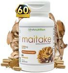 VH Nutrition MAITAKE | Maitake Mushroom Capsules | 1200mg Per Serving | Standardized Grifola frondosa Extract for Immune Health, Vitality, and Wellness | 60 Capsules