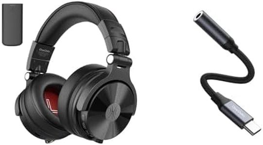 OneOdio Studio Max 1 Wireless DJ Headphone and USB-C to 3.5 mm Adapter