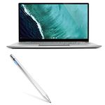 BoxWave Stylus Pen for ASUS Chromebook Flip C434 - AccuPoint Active Stylus, Electronic Stylus with Ultra Fine Tip - Metallic Silver