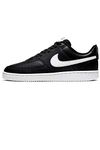 Nike Women's Court Vision Low Sneaker, Black/White, 8.5