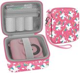 Leayjeen Kids Instant Print Camera Case Compatible with Hangrui/Gofunly/OPERHOO/YORKOO/HiMont/CHRERNA and Kids Camera Print Paper, for Boys and Girls Toys Gift (Case Only) Pink Unicorns