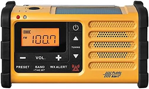 Sangean MMR-88 Portable Digital Radio – AM/FM, LCD, Black/Yellow