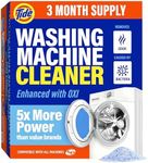 Washing Machine Cleaner by Tide, Washer Machine Cleaner with Oxi for Front and Top Loader Washer Machines, Deep Cleaning Odor Eliminator, 3 Month Supply