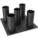 Synergee 5 Barbell Holder Storage & Organization for Home, Commercial & Garage Gyms, Holds 5 Barbells.