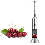 Premium Cherry Pitter - 304 Stainless Steel Cherry Seed Remover, Durable Fruit Pit Corer, Press-Type Kitchen Tool for Effortless Pit Removal and Labor Saving