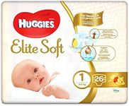 Diapers HUGGIES Elite Soft Newborn size 1 (3-5kg) 26 pcs