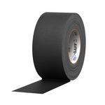 ProTapes 3" Width Pro Gaff Premium Matte Cloth Gaffer's Tape with Rubber Adhesive, 11 Mils Thick, 55 Yds Length, Black (Pack of 1)