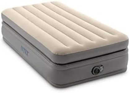Intex 64162ND - Materasso Dura-Beam Prime Comfort Singolo, con Pompa Elettrica Incorporata, 99x191x51 cm