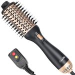 YourMate Hair Dryer Brush Lite Hot Comb Portable Blow Dryer Brush Stylish Hair Drying, Volumizing, Hot Air Brush Adjustable 3 Temps Settings