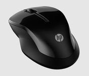 HP 250 Dual Mode Wireless Mouse (2.4GHz Wireless, Bluetooth/Multidevice,1 AA Battery Gives 12 Months Life, Upto 1600 DPI Wireless Optical Mouse) Matte Black