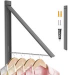 Ithywat Retractable Clothes Drying Rack,Space Saver Wall Mounted Folding Hanger for Laundry Room, Closet Storage Organization, Easy Installation Aluminium Never Rust Dryer 1pcs