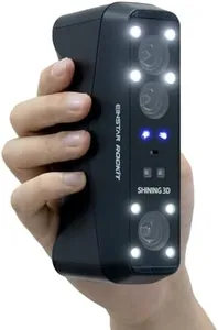 EINSTAR Rockit Wireless Laser 3D Scanner, 19+19 Crossed Lines Blue Laser, 7 Parallel Lines Blue Laser, Support Marker-Free Laser 3D scanning and VCSEL Infrared Light