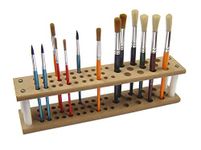 Major Brushes MDF Wooden Paint Brush Holder Stand (45 Brush Capacity)